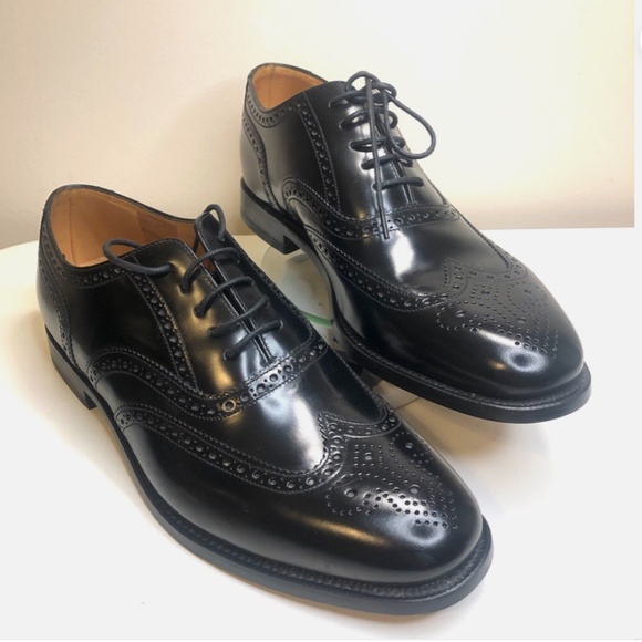 Loake Shoemaker Other - Style 202 B, Blk Polished Leather Brogue Shoes | UK 9 | US 10 |